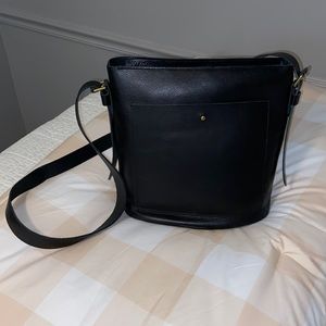 Madewell Black Bucket Bag
